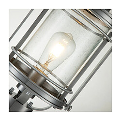 Avis Elstead Lighting Lampe sur pied extérieur Quoizel Aluminium,acier,verre grainé transparent Aluminium industriel