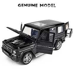 Universal 1/32 16 cm alliage moulé sous pression G65 AMG modèle classe G jouet métallique SUV voiture 4 portes ouvertes véhicule jouet métallique voiture cadeaux pour enfants |(Le noir)