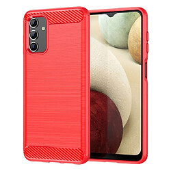 Htdmobiles Coque pour Samsung Galaxy A13 4G / 5G - housse etui silicone gel carbone + verre trempe - ROUGE