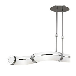 Acheter Luminaire Center Plafonnier Guss Blanc, Chrome poli