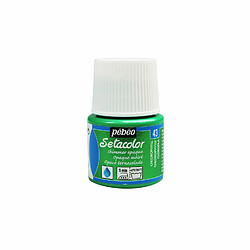 Pebeo Peinture textile Setacolor opaque effet métallique - Chlorophylle - 45 ml