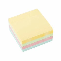 Acheter D.RECT | Bloc-notes Autocollant | Bloc-notes Autocollant Compact | 76x76mm 400 feuilles | Pour Coller Sur le Réfrigérateur, le Mur | Super Sticky Notes | pastel