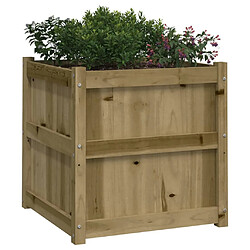 Avis vidaXL Jardinière d'extérieur 60x60x60 cm bois de pin imprégné