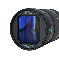 Sirui anamorphic lens 1,33x 75mm f/1.8 ef-m mount