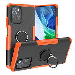 Coque en TPU anti-chocs avec béquille pour votre Infinix Note 10 Pro - orange