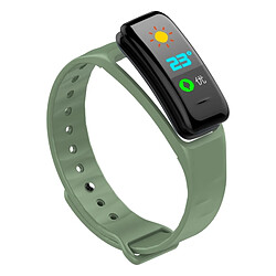 Acheter Wewoo Bracelet connecté Smartwatch Fitness Tracker Smartband écran IPS 0,96 pouces, IP67 étanche, mode Sports de soutien / pression artérielle / moniteur de sommeil / de fréquence cardiaque / de fatigue / rappel sédentaire vert