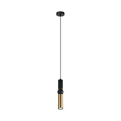 Luminaire Center Suspension Isidora Acier,Aluminium Noir, Bronze Antique