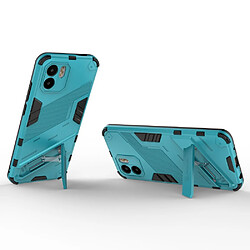 Coque en TPU anti-chute avec béquille pour votre Xiaomi Redmi A1 4G - bleu clair