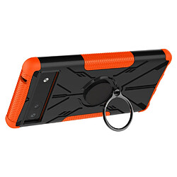 Coque en TPU 2-en-1 anti-chocs, anti-chutte avec béquille pour votre Google Pixel 6a - orange