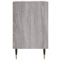 Acheter vidaXL Table de chevet sonoma gris 40x30x50 cm bois d'ingénierie