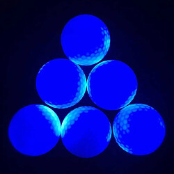 Glow In Dark LED Light Up Golf Ball Taille Officielle Tournament Ball Blue pas cher