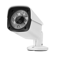 Wewoo 633H2 / A 1080P 3.6mm blanc Lentille CCTV DVR Système de Surveillance IP66 Intérieure Sécurité Bullet Caméra avec 6 LED Array, Vision Nocturne