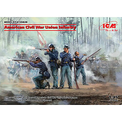 Icm Figurine Mignature American Civil War Union Infantry