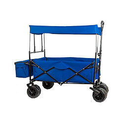 Avis Legler Chariot à tirer pliable de jardin avec toit > 120 x 60 x100 cm