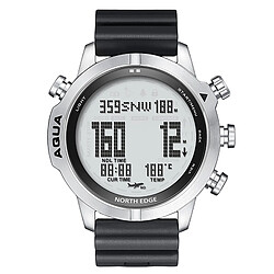 Universal Homme Plongée Ordinateur Montre Imperméable 100m Smart Digital Gratuit Plongée Altimètre Baromètre Rose Température Horloge | Smartwatch (Noir)