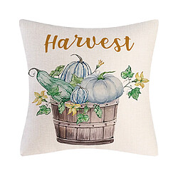 P81 4pcs 45 * 45cm Thanksgiving Harvest Harvest Modèle de légumes Linge Hug taie d'oreiller de vacances à la maison Taie d'oreiller Sofa Coussin de coussin