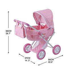 Acheter Olivia's Little World 'Twinkle Stars' Délux Poupée Poussette Rose OL-00011