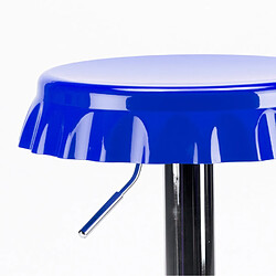 Acheter Superstool Tabouret haut bar et cuisine forme de capsule de bouteille design moderne Dallas | Bleu