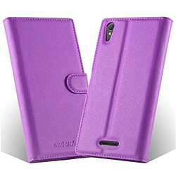 Cadorabo Coque Sony Xperia T3 Etui en Violet