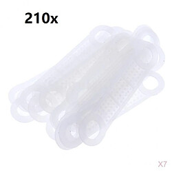 210 Pièces Bandes Antidérapant pour Cintre Transparentes Hanger Grips Clothing Hanger Strips L