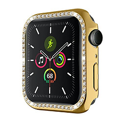 Coque en TPU en strass brillant or pour votre Apple Watch Series 7 41mm