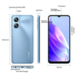 Acheter Blackview A52 Pro Android Téléphone mobile Bleu - 4Go/128Go 6.5" smartphone