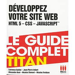 Développez votre site web : HTML 5, CSS, JavaScript - Occasion