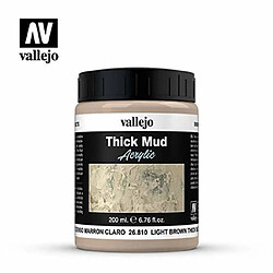 Vallejo Light Brown Thick Mud Model Paint Kit