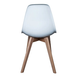 Avis Toilinux 4 Chaises design scandinave à coque Holga - Blanc