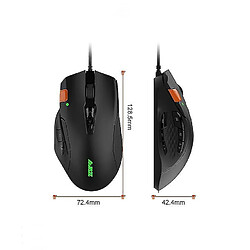 Universal Souris de jeu de bureau compétitives ergonomiques filaires