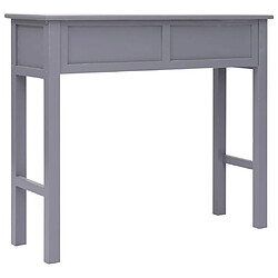 Acheter vidaXL Table console Gris 90 x 30 x 77 cm Bois