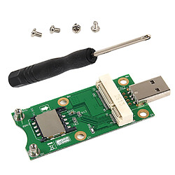 Acheter Interface Mini PCI-E PCI Vers USB avec Carte SIM pour Module 3G 4G