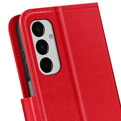 Acheter Mayaxess Étui pour Samsung Galaxy A16 Portefeuille avec Dragonne Rouge