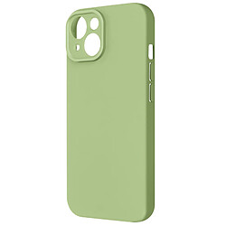 Avizar Coque Silicone pour iPhone 15 Caméra Protégée Soft Touch Série Sweet Vert Matcha