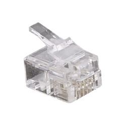 Abi Diffusion Connecteurs RJ11 non blindés (6P4C) pour téléphonie - lot de 10 pcs