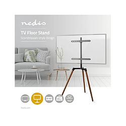 NEDIS Pied d'écran TV TVSM7060BK pas cher