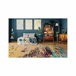 Avis Paris Prix Tapis Tissé Imprimé à Motifs Primavera II Multicolore 80 x 150 cm