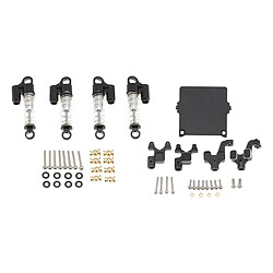 4 pièces Métal Amortisseur Amortisseur avec Choc Tour Accessoires Set Kits pour Axial SCX24 90081 1/24 RC Crawler Off-Route de Voiture de Rechange