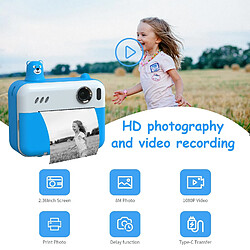 Avis Yonis Appareil Photo Enfant HD Instantané Sky Blue