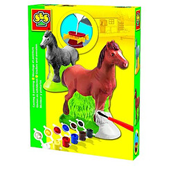 SES Creative Kit de moulage en plâtre Cheval