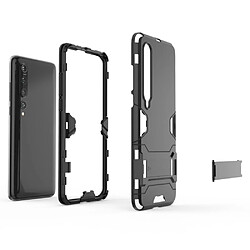 Coque en TPU 2 en 1 avec béquille noir pour votre Xiaomi Mi 10