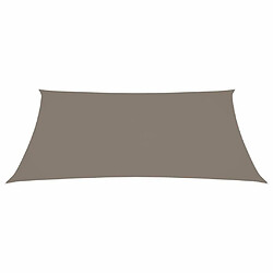 Maison Chic Voile d'ombrage | Voile de parasol | Toile d'ombrage tissu oxford rectangulaire 3x4,5 m taupe -MN79848