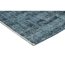 Vidal Tapis de laine 247x165 Bleu Vintage