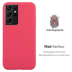 Avis Cadorabo Coque Samsung Galaxy S21 ULTRA Etui en Rouge