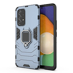 Coque en TPU antichoc avec béquille bleu foncé pour votre Samsung Galaxy A53 5G