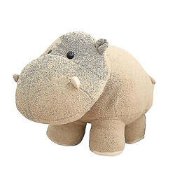 Universal 20 cm Mini Head Hippo Elephant En peluche jouet doux dessin animé Animal Hippopotamus Polaire en peluche mignon