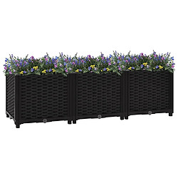 Maison Chic Jardinière,Lit surélevé - Bac à fleurs - pot de fleur 120x40x38 cm Polypropylène -GKD11251