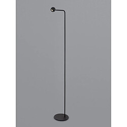 Inspired Lampadaire 125,5 cm, LED 6W, 3000K, 390lm, Noir sable, 3 ans de garantie