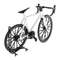 Acheter 1/14 Échelle Alliage Moulé Sous Pression Modèle De Vélo Artisanat Vélo Jouets Argent