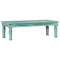 ComfortXL Table Basse 110x50x34 Cm Bois De Récupération Massif